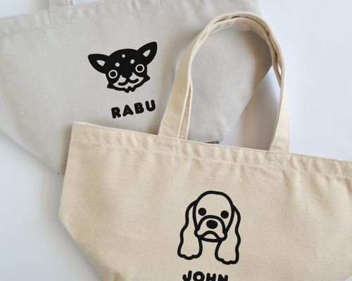 オーダーメイドのうちの子グッズ】わんちゃん・猫ちゃんの似顔絵