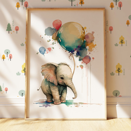 t*s様 「 色で満たされた犬 」｜絵画 ドローイング 動物画 抽象