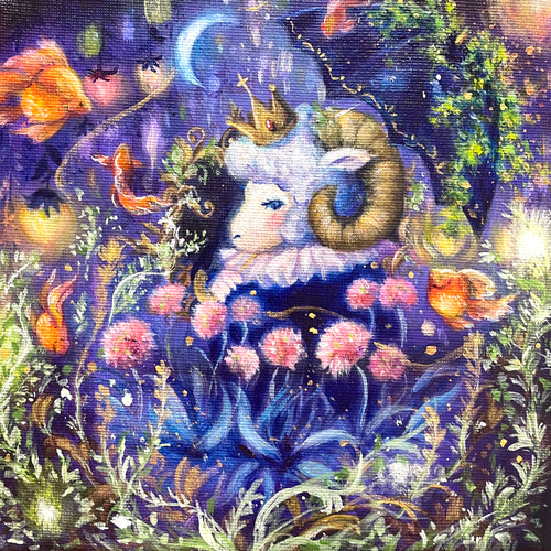 無料クーポン配布 アプリ 強靱 絵画 芽吹きのエネルギー｜原画アート インテリア 風水 癒し 絵画