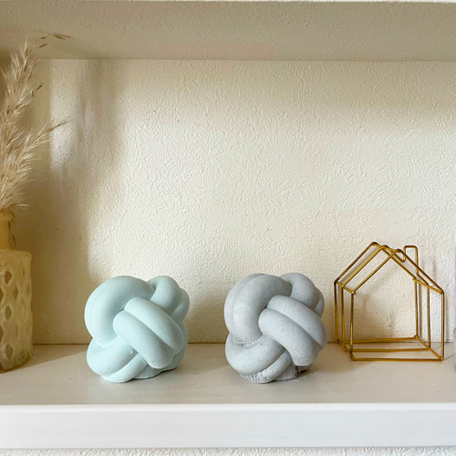 ⭐️セール ボウル２ + ホワイトペンダント 【公式】ソウルオブシベリア インテリア セメントオブジェ ワインディングボール 韓国インテリア