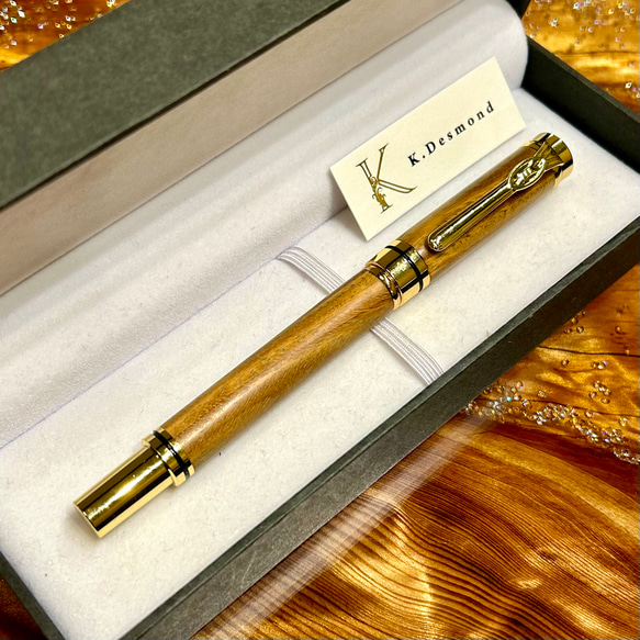 2WAY万年筆】 リグナムバイタの万年筆・ボールペン 「謙虚・世界一重い