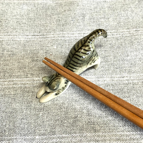 猫の箸置き三態（キジ白/nobi,goro,hako） 猫グッズ 猫雑貨 キジ