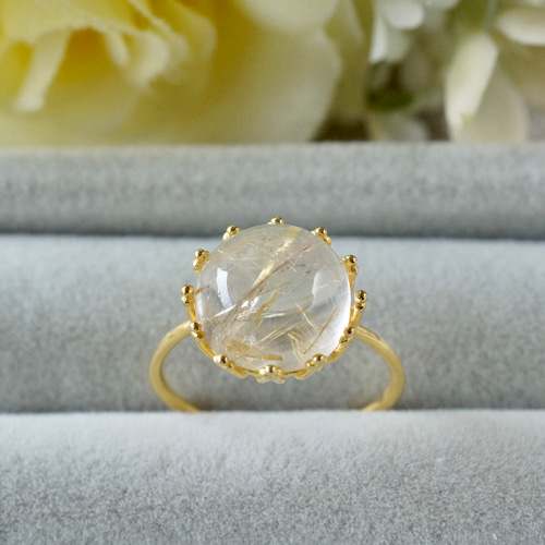 ルチルクォーツ シルバー925 リング