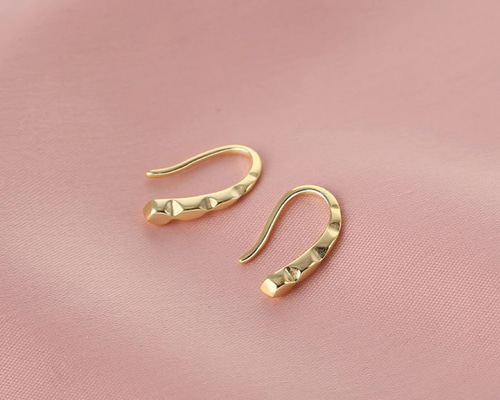 フックピアス　シルバー925 ボディピアス　ハンドメイド　フープピアス シルバーピアス フックピアス フープピアス ドロップ 雫 しずく ウェア