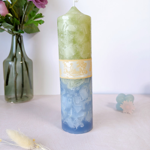 アンティークなキャンドル大 オシャレなインテリアとしても