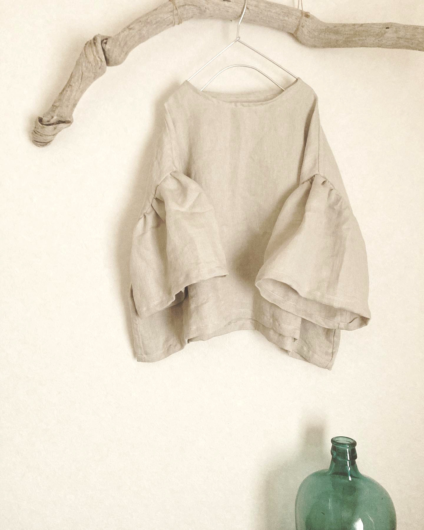 ベルスリーブプルオーバー