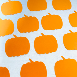 【10枚】かぼちゃのメッセージカード 1枚目の画像