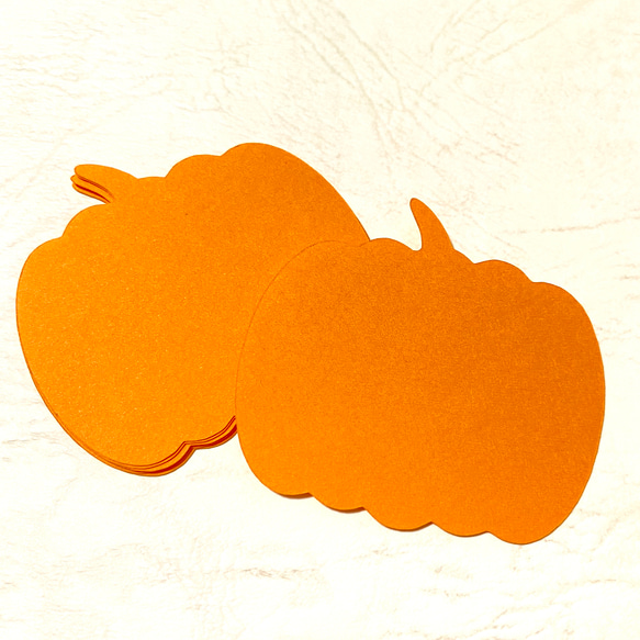 【10枚】かぼちゃのメッセージカード 2枚目の画像