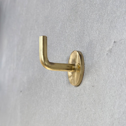 ＼送料無料／[Brass Nose Hook]真鍮フック 帽子掛け コート掛け 傘掛け 植物掛け 店舗什器-83_b- 6枚目の画像