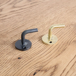 ＼送料無料／[Brass Nose Hook]真鍮フック 帽子掛け コート掛け 傘掛け 植物掛け 店舗什器-83_b- 17枚目の画像