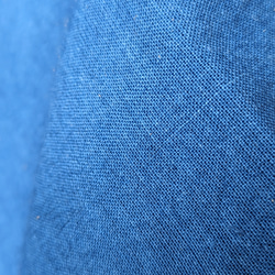 藍染め　綿麻　（　麻48%  木綿52％　） 1枚目の画像