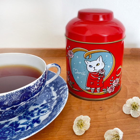 アンジー・ラ・コケット☆麗しのアンジー 紅茶缶 1枚目の画像