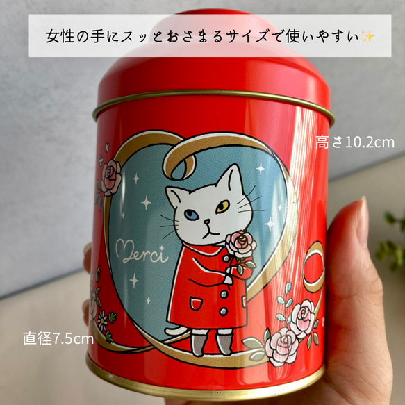アンジー・ラ・コケット☆麗しのアンジー 紅茶缶 8枚目の画像