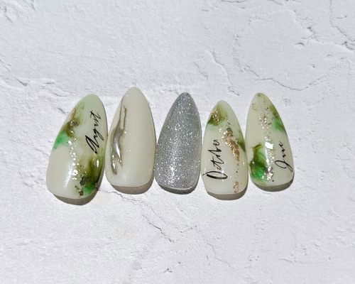 ネイルチップ・付け爪 jam_8_sub greenSummerNAIL ネイルチップ（つけ爪） Na--- 通販 16368383