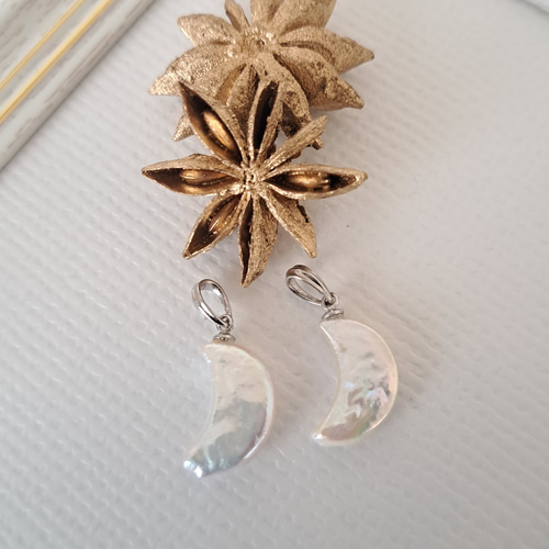 色々な使い道を！淡水パール ペンダントトップ TALISMANS 3f60a649b8166a742acaf14a2f6d12