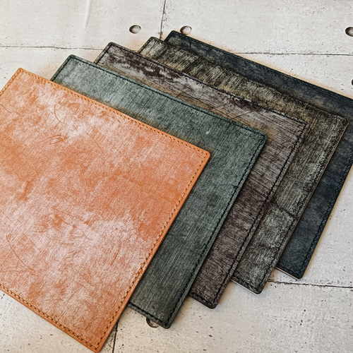 ブライドルレザーで作製 B6手帳及びブックカバー 5色から選べます