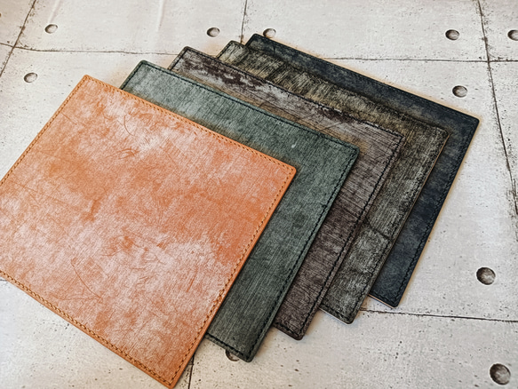 ブライドルレザーで作製 B6手帳及びブックカバー 5色から選べます