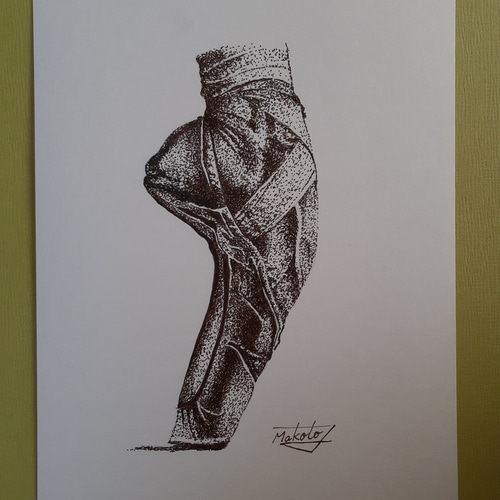 TOYAMAde. y10a4 【YORU】絵画 1点ものアート イラスト TOYAMAde. y10a4 【YORU】絵画 1点ものアート イラスト