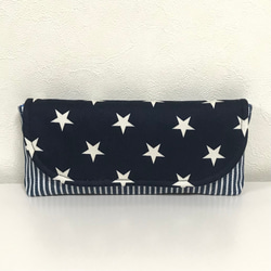 カトラリーケース入れ、箸袋、箸入れ、マジックテープタイプ　　　#1514 1枚目の画像