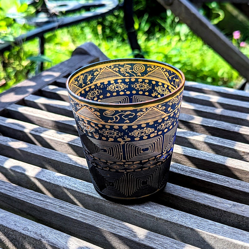 蒼橙ナスカ酒器 グラス ART空（アートクー） 通販 16368640｜Creema