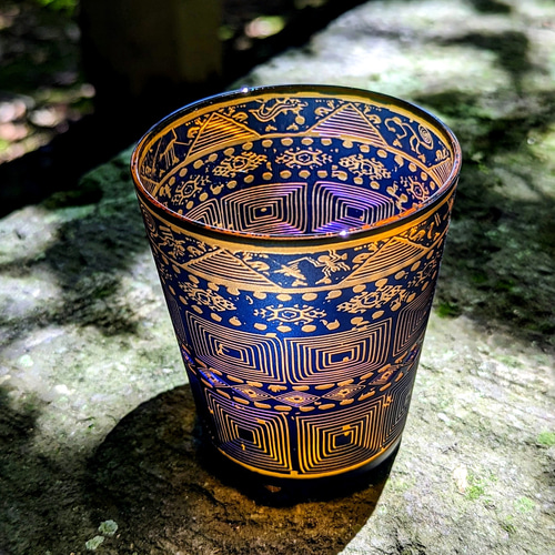蒼橙ナスカ酒器 グラス ART空（アートクー） 通販 16368640｜Creema