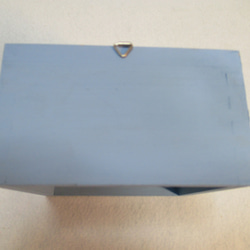 b6　木製　カバー付　ミニカラーボックス　ディスプレイボックス　ウッドボックス　ミニシェルフ　三合枡　マス　小物入　工作 9枚目の画像