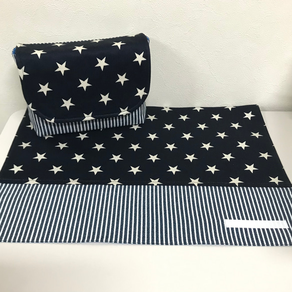 ランチョンマットとお弁当入れ2点セット　　#1517 1枚目の画像