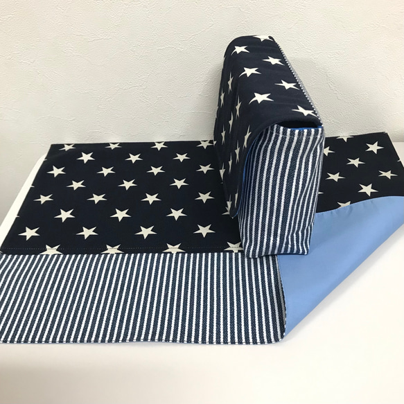 ランチョンマットとお弁当入れ2点セット　　#1517 2枚目の画像