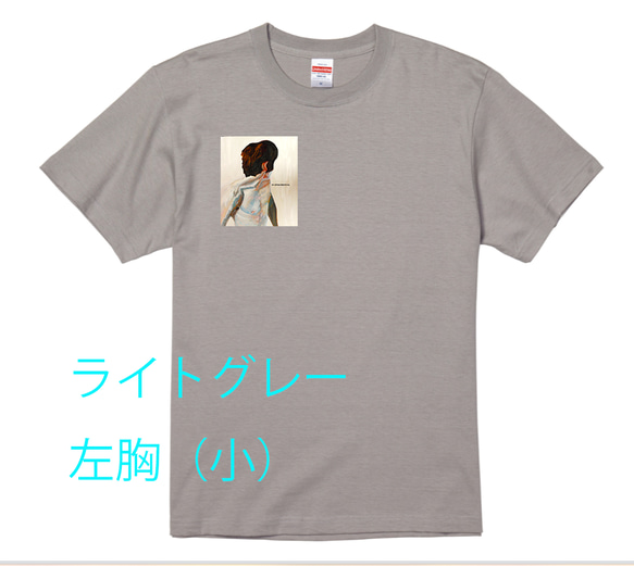 ハイクオリティーTシャツ　コットン100％　メンズ　6色　3パターン　５サイズ　男　受注制作 3枚目の画像