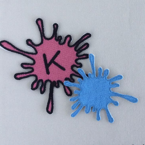 水しぶき！スプラッシュ！お名前ワッペン 雑貨・その他 茶虎堂