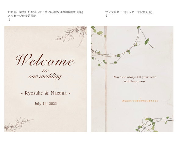 おい様専用★order【お名前入れ・写真差し替え可能】キャンバス地フォトフレーム2点・結婚証明書 7枚目の画像