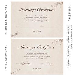 おい様専用★order【お名前入れ・写真差し替え可能】キャンバス地フォトフレーム2点・結婚証明書 13枚目の画像