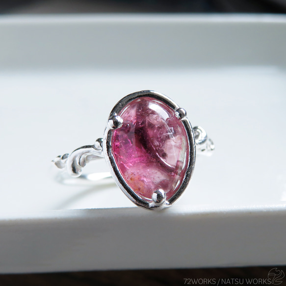 ピンク トルマリン リング / Pink Tourmaline Ring 2 4枚目の画像