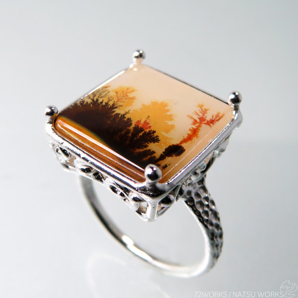 デンドリティック アゲート リング / Dendritic Agate Ring Ll2 7枚目の画像