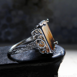 デンドリティック アゲート リング / Dendritic Agate Ring Ll2 3枚目の画像