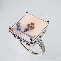 デンドリティック アゲート リング / Dendritic Agate Ring Ll3 7枚目の画像