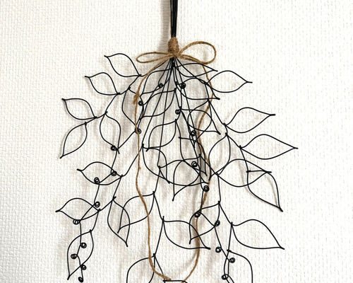 ワイヤークラフト　ワイヤーアート 針金細工『螢百足』 #wireartist #wirewrap #針金細工 #ワイヤー