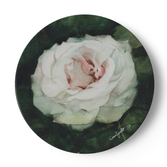 【受注生産】薔薇の小皿　4絵柄セット 4枚目の画像