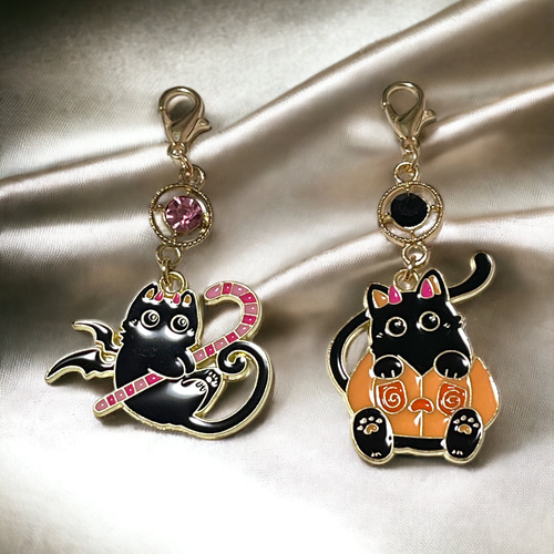 ★Halloween猫ちゃんイヤリング★② ☆Halloween猫ちゃんイヤリング☆② ☆Halloween猫ちゃんイヤリング☆C