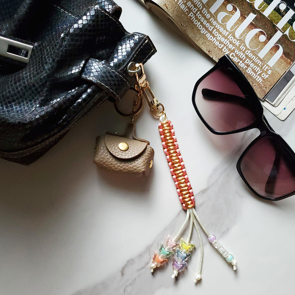 4way カスタマイズされた英語名キーホルダー & チャームワイヤレス  