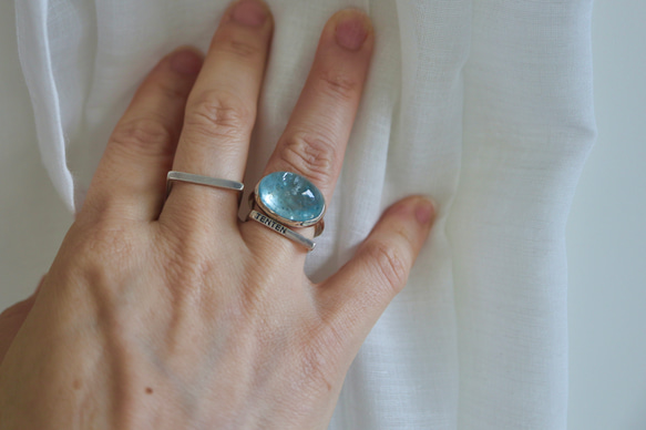 K10WG[人魚のaquamarine]ring 2枚目の画像