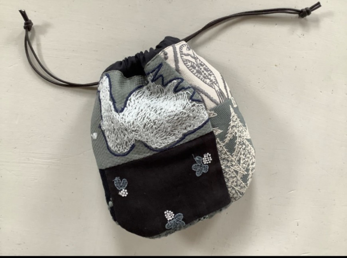マーメイド パッチワーク バッグ ① ミナペルホネン ハンドメイド