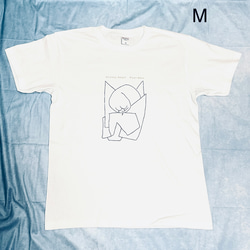 パウル・クレー　泣いている天使　綿5.6オンスTシャツ白　SM Lサイズ有り 1枚目の画像