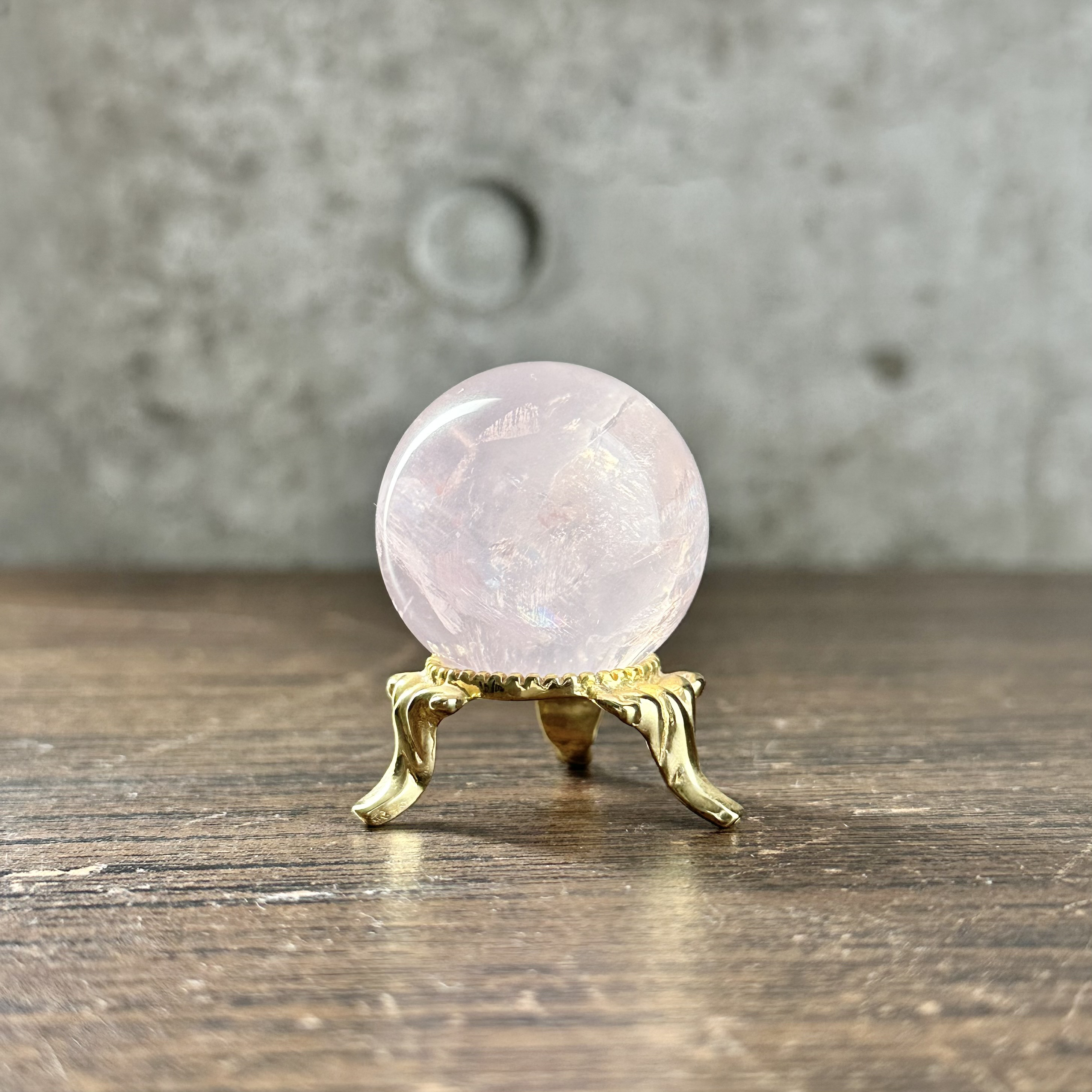 高品質AAA ローズクォーツ丸玉31mm