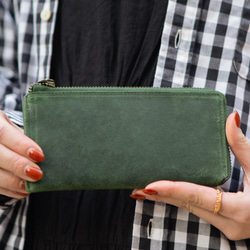 ※「TIDY SLIM」 長財布 本革 メンズ レディース おすすめ プレゼント ギフト HAW033 4枚目の画像