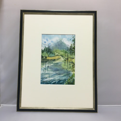 原画　水彩画　風景画　上高地 186）原画 水彩画 風景画 上高地 - メルカリ