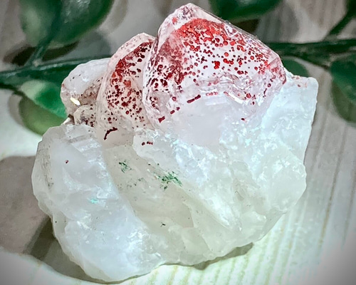 ストロベリーファントムクォーツ ポイント ファイヤークォーツ