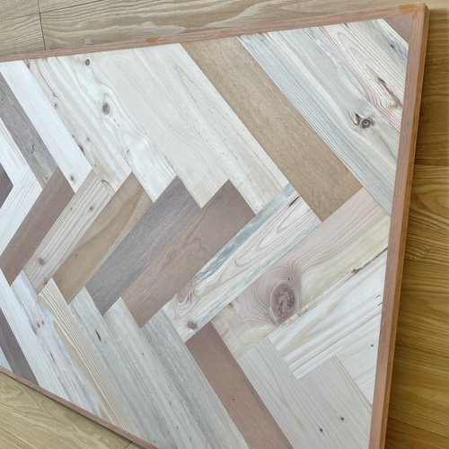 50％off DIYで作ろう！☆古材・ヘリンボーンテーブル天板のみ販売☆彡