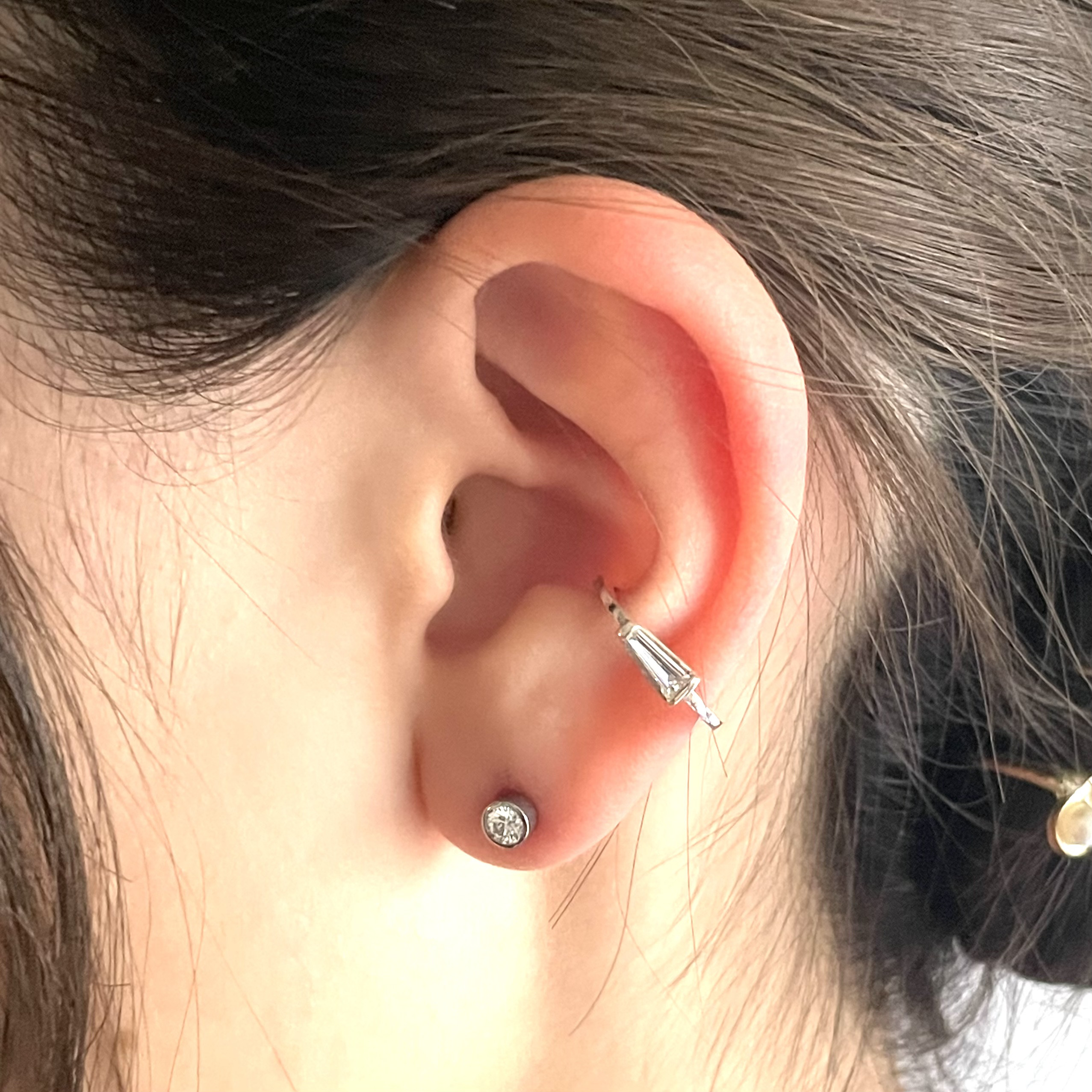 (両耳) 天然ダイヤピアス