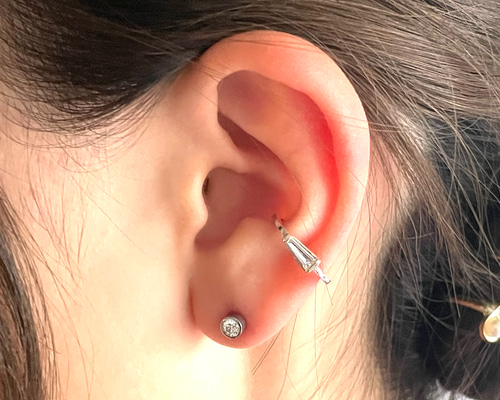 テンプルオブザ・サン★14K 天然ダイヤモンド 片耳用 ピアス テンプルオブザ・サン☆14K 天然ダイヤモンド 片耳用 ピアス